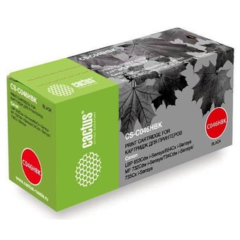  Тонер Картридж Cactus CS-C046HBK черный (6300стр.) для Canon LBP 653Cdw/654Cx/MF732Cdw/734Cdw/735Cx 