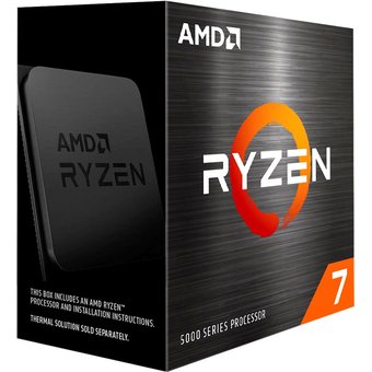  Процессор AMD Ryzen 7 5800X AM4 (100-100000063WOF) (3.8GHz) Box w/o cooler 