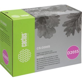  Картридж Cactus CS-D205S для принтеров SAMSUNGML 3310/3710/ SCX 4833/5637 ,2000стр 