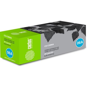  Тонер Картридж Cactus CS-C3906A черный для HP LaserJet 5L/ 6L/3100/3150 (2500стр.) 