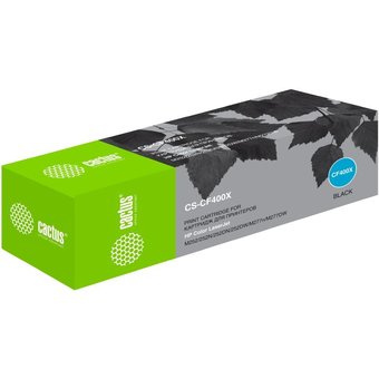  Тонер Картридж Cactus CS-CF400X черный для HP CLJ M252/252N/252DN/252DW/M277n/M277DW (2800стр.) 