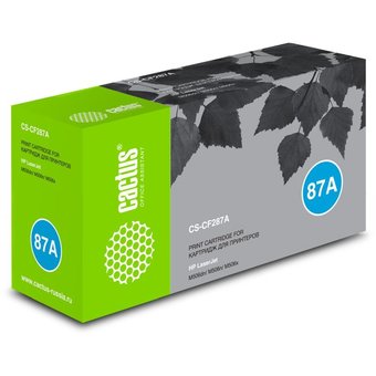  Тонер Картридж Cactus CS-CF287A черный для HP LJ M506dn/M506n/M506x (9000стр.) 