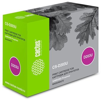  Тонер Картридж Cactus CS-D203U черный для Samsung ProXpress M4020/M4070 (15000стр.) 