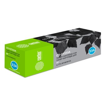  Тонер Картридж Cactus CS-CF233A черный для HP LJ Pro M106/M134 (2300стр.) 