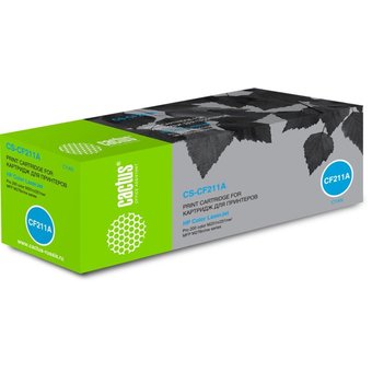  Тонер Картридж Cactus CS-CF211A голубой для HP LaserJet Pro 200 M251/M276 (1800стр.) 