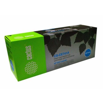  Картридж Cactus CS-CE741A для HP Color LaserJet CP5220 Professional CP5221 cyan,7 300 стр 