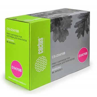  Тонер Картридж Cactus CS-D3470B черный для Samsung ML 3470/3471 (10000стр.) 
