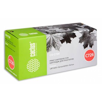  Тонер Картридж Cactus CS-C726S черный для Canon LBP-6200 LBP-6200D (2100стр.) 