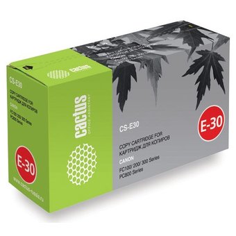  Тонер Картридж Cactus CS-E30S черный для Canon FC100 200 300 Series PC800 Series (4000стр.) 