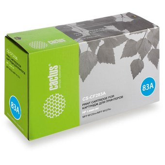  Тонер Картридж Cactus CS-CF283A черный для HP LaserJet Pro MFP M125nw, MFP M127fw (1500стр.) 