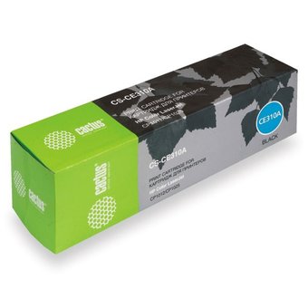  Тонер Картридж Cactus CS-CE310A черный для HP Color LaserJet CP1012Pro/CP1025Pro (1200стр.) 