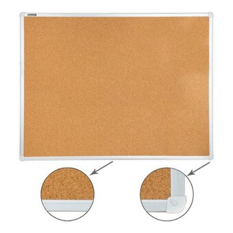  Доска пробковая для объявлений BRAUBERG 236445 90х120см 