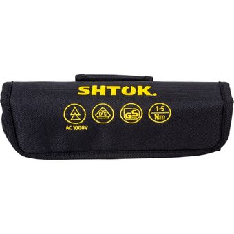  Набор отверток диэлектрических Shtok 09350 со сменными вставками 7+1 в кофре 