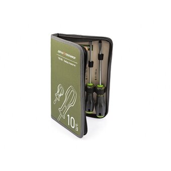  Набор отверток Дело Техники 728100 c 3-х компонетной ручкой 10 предметов 