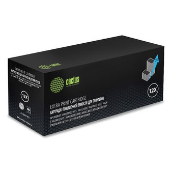  Картридж лазерный Cactus CS-Q2612X-MPS черный (3000стр.) для HP LJ 1010/1012/1015/1018/1020 