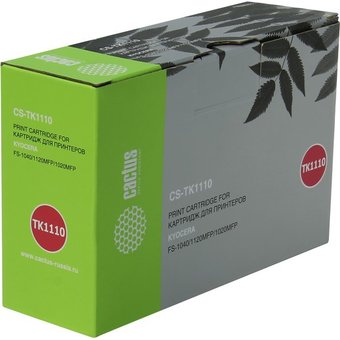 Тонер Картридж Cactus CS-TK1110BK черный для Kyocera Mita FS 1020MFP/1040/1120MFP (2500стр.) 