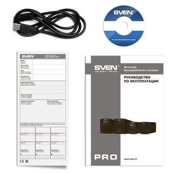  ИБП Sven Pro 1500 (SV-013875) (LCD, USB) 
