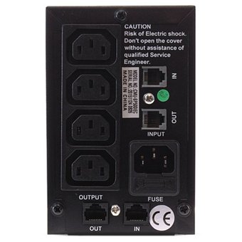 ИБП Crown CMU-SP500 IEC (500VA300W корпус металл, 1x12V/4.5AH, розетки 4*IEC) (CM000001487) 