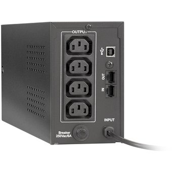  ИБП ExeGate EP285559RUS Power Smart ULB-600.LCD.AVR.C13.RJ.USB (600VA/360W, LCD, AVR, 4*IEC-C13, RJ45/11, USB, Black) 