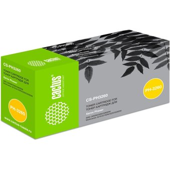  Тонер Картридж Cactus CS-PH3260 106R02778 черный для Xerox Phaser 3052/3052NI/3260 (3000стр.) 
