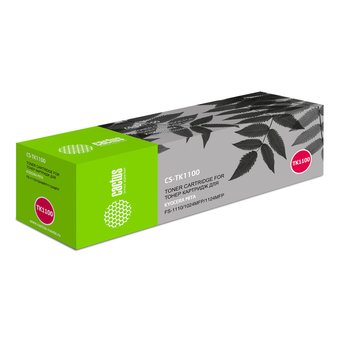  Тонер Картридж Cactus CS-TK1100 черный для Kyocera Mita FS-1110/1024MFP/1124MFP (2100стр.) 