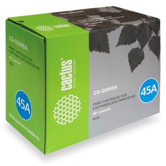  Тонер Картридж Cactus CS-Q5945A черный для HP 4345/4345MFP (18000стр.) 