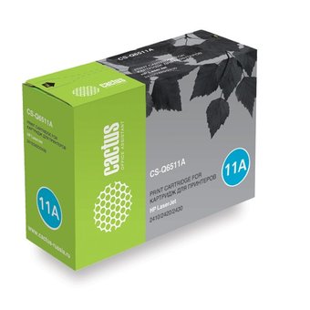  Тонер Картридж Cactus CS-Q6511A черный для HP 2410/2420/2430(6000стр.) 