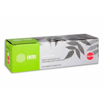  Тонер-картридж Cactus CS-TK1130 для Kyocera FS-1030MFP/FS-1130MFP,чёрный 3000 стр. 