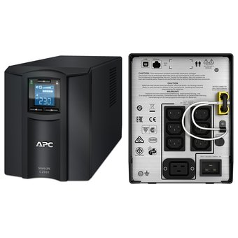  ИБП APC Smart-UPS SC SMC2000I, Line-Interactive, 2000VA / 1300W, Tower, IEC, LCD, USB 