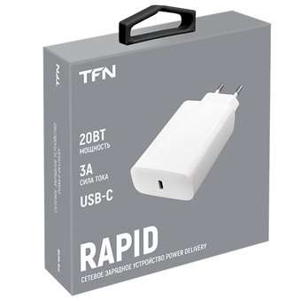  СЗУ TFN-WC09 Type-C PD 20W, белый 