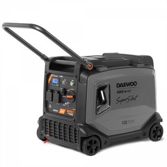  Генератор бензиновый DAEWOO GDA 4500SEi инверторный в шумозащитном кожухе 