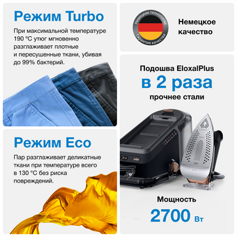  Парогенератор BRAUN IS7286BK 