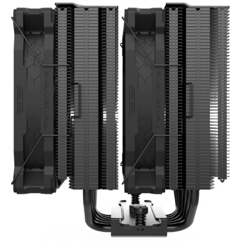  Кулер PentaWave Z06D Black LGA115X/1200/1700/20XX /AM4/AM5 (TDP 270W, 2*120mm PWM Fan, 6 тепловых трубок 6мм, медное основание, 600-1950RPM) 