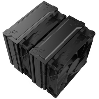  Кулер PentaWave Z06D Black LGA115X/1200/1700/20XX /AM4/AM5 (TDP 270W, 2*120mm PWM Fan, 6 тепловых трубок 6мм, медное основание, 600-1950RPM) 
