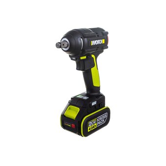  Гайковерт ударный WORX Professional WU279.1 4Ач х2, ЗУ 6А, сумка 
