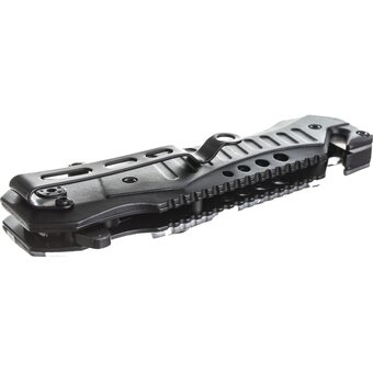  Нож складной Stinger SA-582DW, 90мм черный, рукоять сталь/алюминий камуфляж+черный 