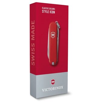  Нож-брелок Victorinox Classic Style Icon 0.6223.G 58мм 7 функций красный 