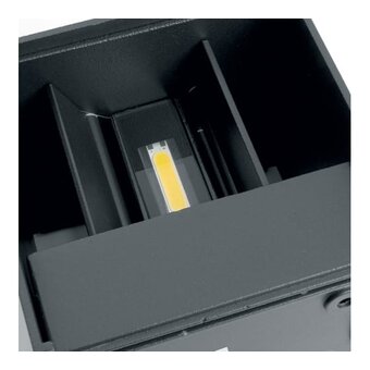  Светильник уличный светодиодный FERON 48098 DH012, 2x3W, 450Lm, 3000K, черный 