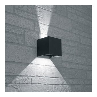  Светильник уличный светодиодный FERON 48098 DH012, 2x3W, 450Lm, 3000K, черный 