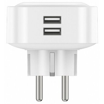  Умная розетка Gosund SP112 Smart plug 2 USB outlet, total 2.1A, белый 