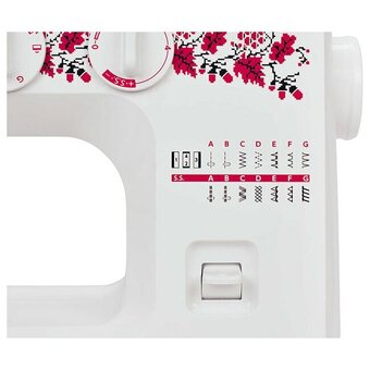  Швейная машина Janome HomeDecor 2077 белый/цветы 