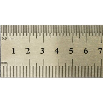  Линейка металлическая Griff D112020 1000x35x15мм с двусторонней шкалой 