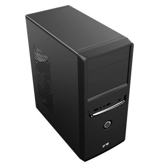  Корпус HAFF 2801-U3 500W Black/Silver (ATX, 2xUSB3.0) 