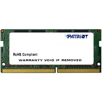  ОЗУ Patriot PSD416G24002S DDR4 16Gb 2400MHz RTL PC4-19200 CL17 SO-DIMM 260-pin 1.2В dual rank 