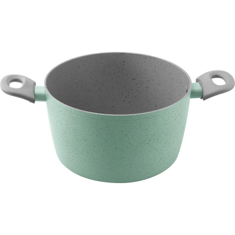  Кастрюля MAUNFELD Helga MCS57FA05FS из кованого алюминия со стекл. крышкой, 24см, 5,7л 