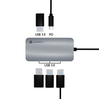  USB-концентратор LYAMBDA LC118 