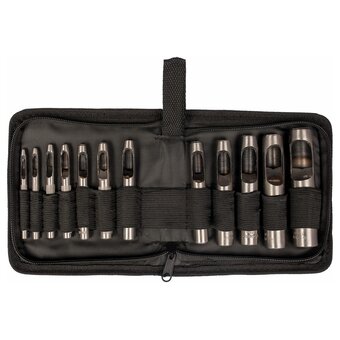  Набор пробойники для кожи Зубр Мастер 22949-H12 3-19мм 12 шт 