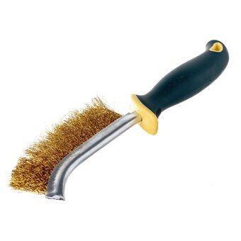  Щетка по металлу ручная ROCKFORCE RF-34012133(17447) в железном корпусе 