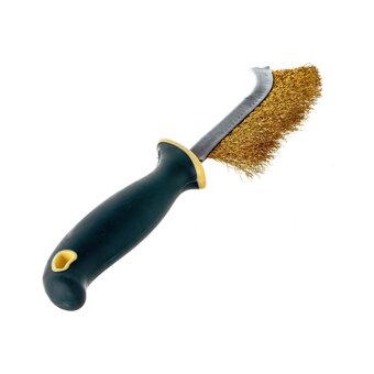  Щетка по металлу ручная ROCKFORCE RF-34012133(17447) в железном корпусе 