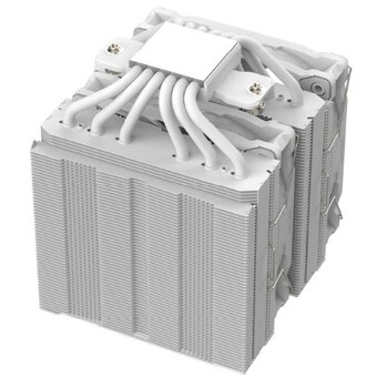  Кулер PentaWave Z06D White LGA115X/1200/1700/20XX /AM4/AM5 (TDP 270W, 2*120mm PWM Fan, 6 тепловых трубок 6мм, медное основание, 600-1950RPM) 